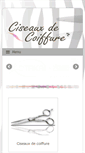 Mobile Screenshot of ciseaux-de-coiffure.com